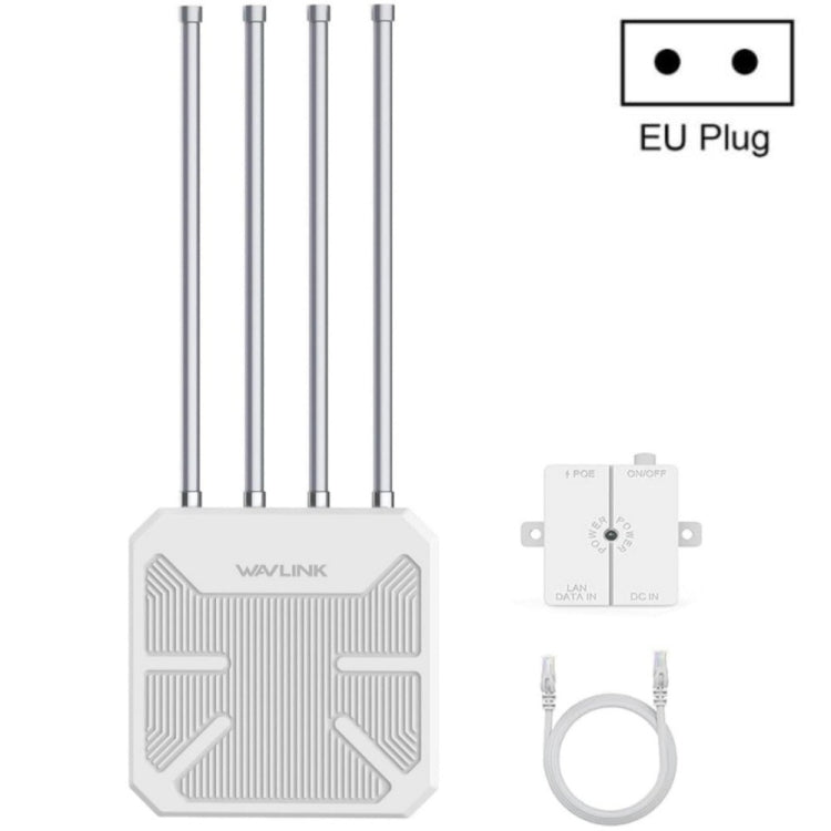 WAVLINK WN573HX3 AX3000 Waterproof Outdoor WiFi Wireless Outdoor Dual Band Router, US Plug, UK Plug, EU Plug, AU Plug WAVLINK WN573HX3 AX3000 Waterproof Outdoor WiFi Wireless Outdoor Dual Band Router, US Plug, UK Plug, EU Plug, AU Plug